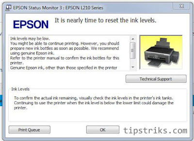 Detail Epson L210 Gambar Tinta Berkedip Nomer 34