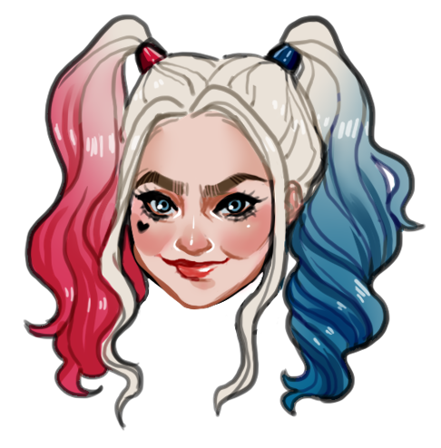 Detail Harley Quinn Portrait Nomer 17