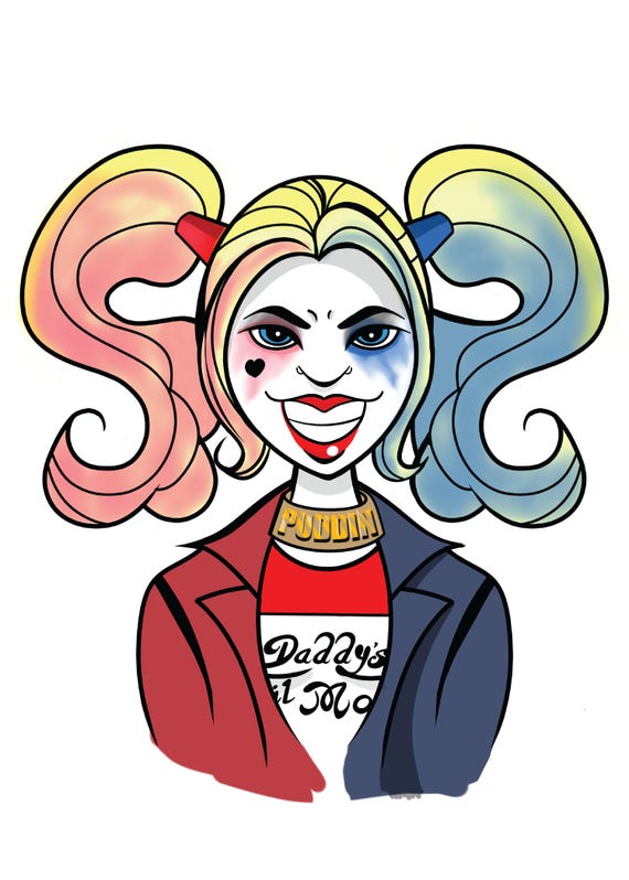 Detail Harley Quinn Portrait Nomer 2