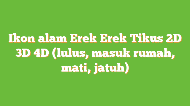 Detail Erek Erek Tikus Nomer 44
