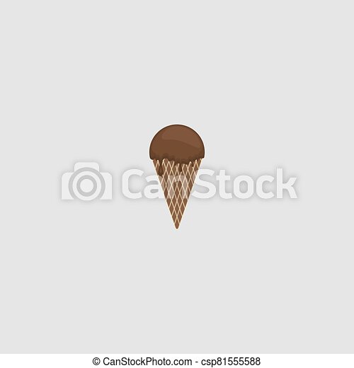 Detail Es Krim Cone Coklat Nomer 43