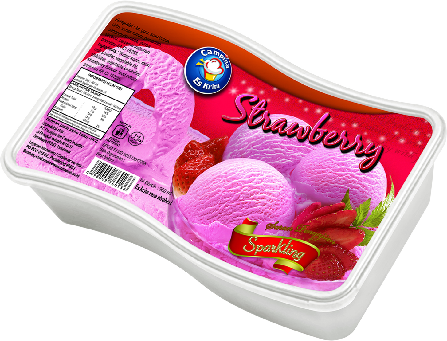 Detail Es Krim Rasa Strawberry Nomer 21