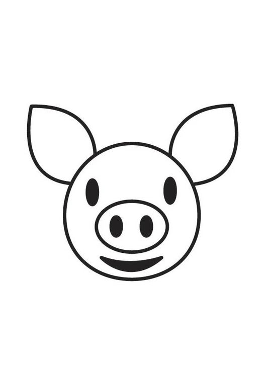 Schweinekopf Zeichnen - KibrisPDR