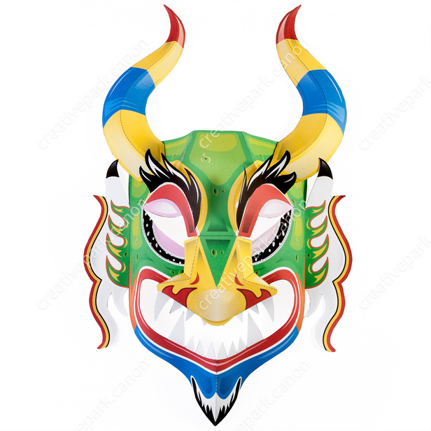 Detail Devil Mask Nomer 6