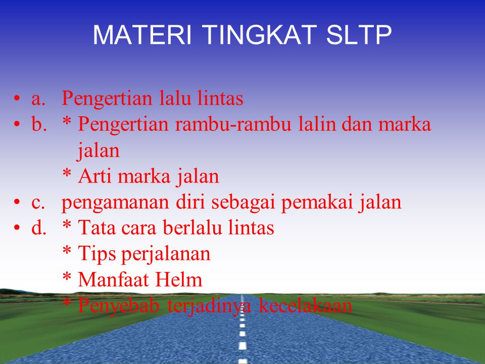 Detail Etika Berlalu Lintas Ppt Nomer 10