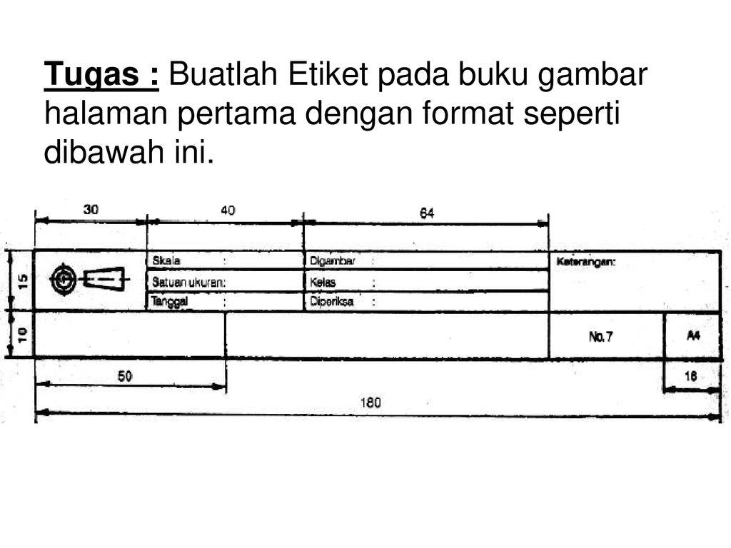 Detail Etiket Gambar A3 Nomer 19