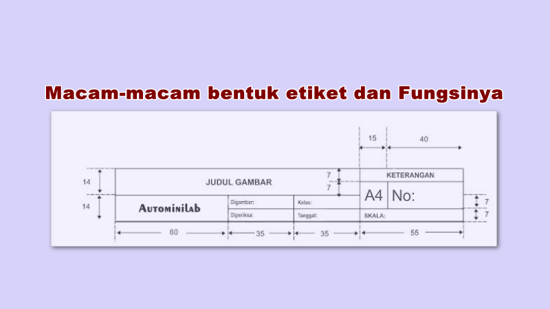 Detail Etiket Gambar A3 Nomer 6