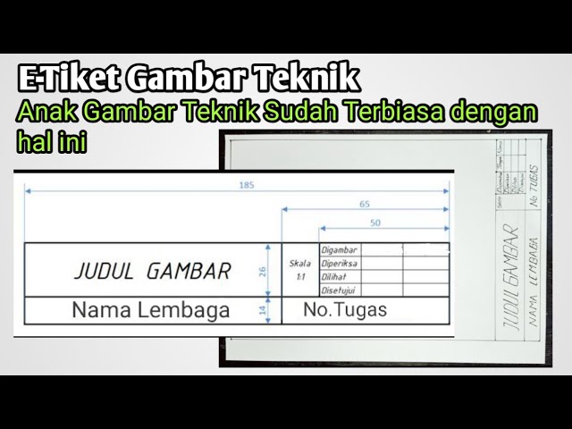 Detail Etiket Gambar Teknik Nomer 11