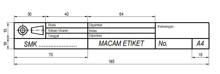 Detail Etiket Gambar Teknik Nomer 29