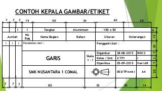 Detail Etiket Gambar Teknik Smk Nomer 40