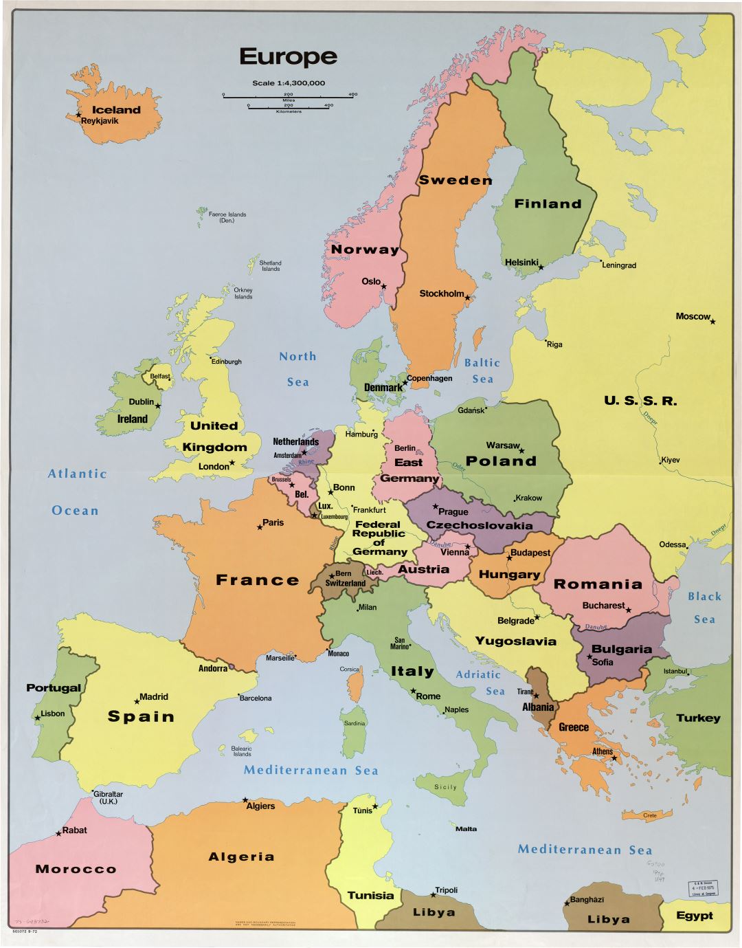 Detail Europe Map High Resolution Nomer 7