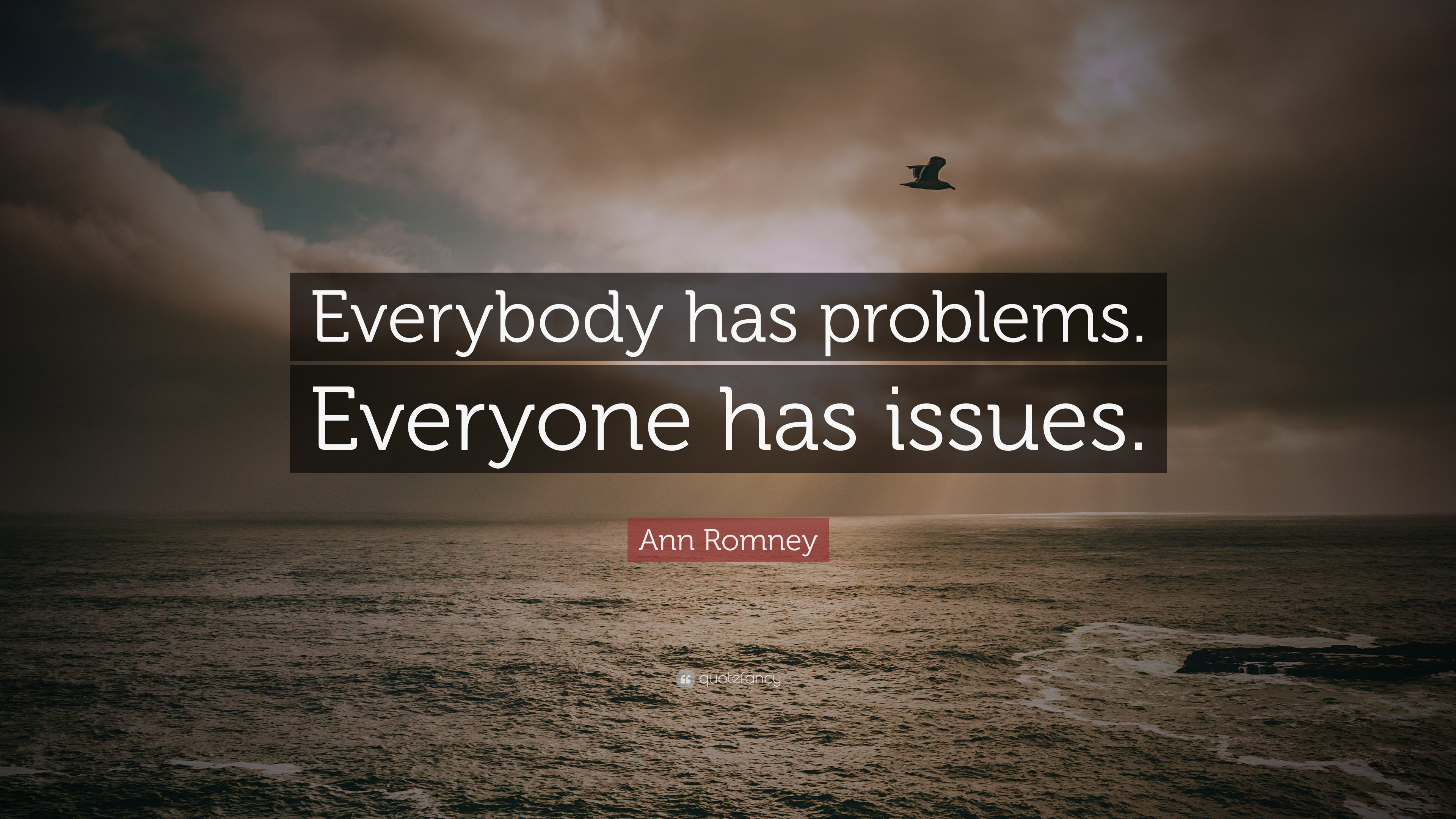 Detail Everybody Has Problems Quotes Nomer 5