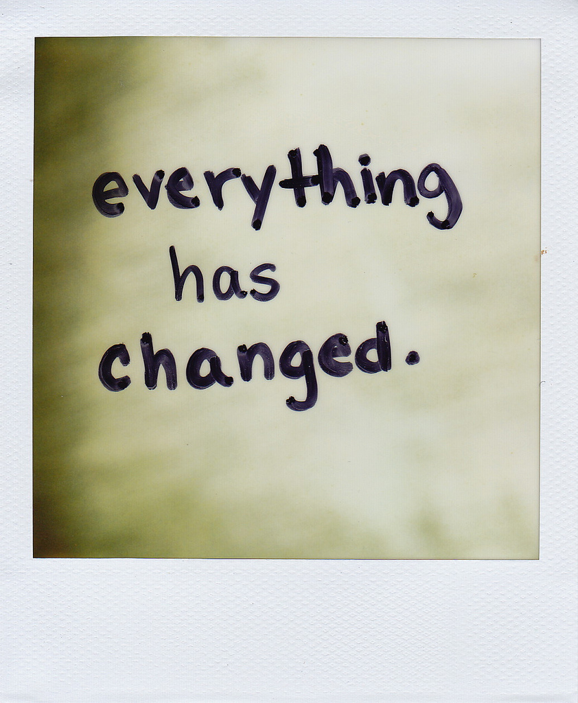 Everything Has Changed Quotes - KibrisPDR