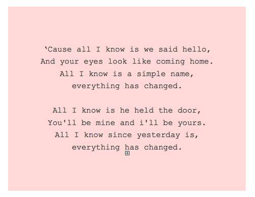 Detail Everything Has Changed Quotes Nomer 3