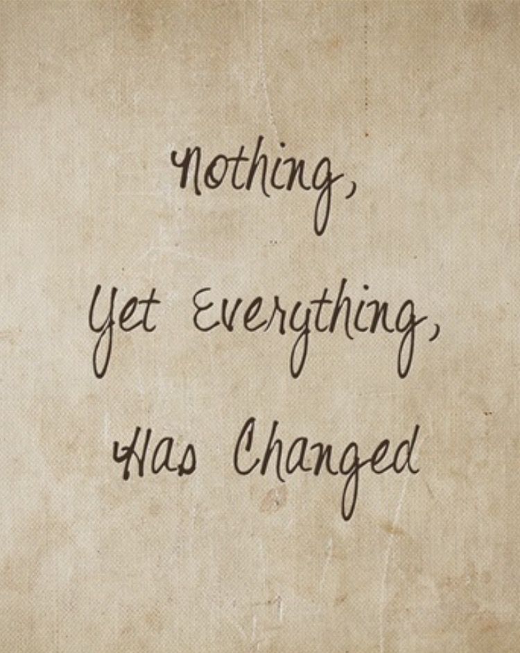 Detail Everything Has Changed Quotes Nomer 20