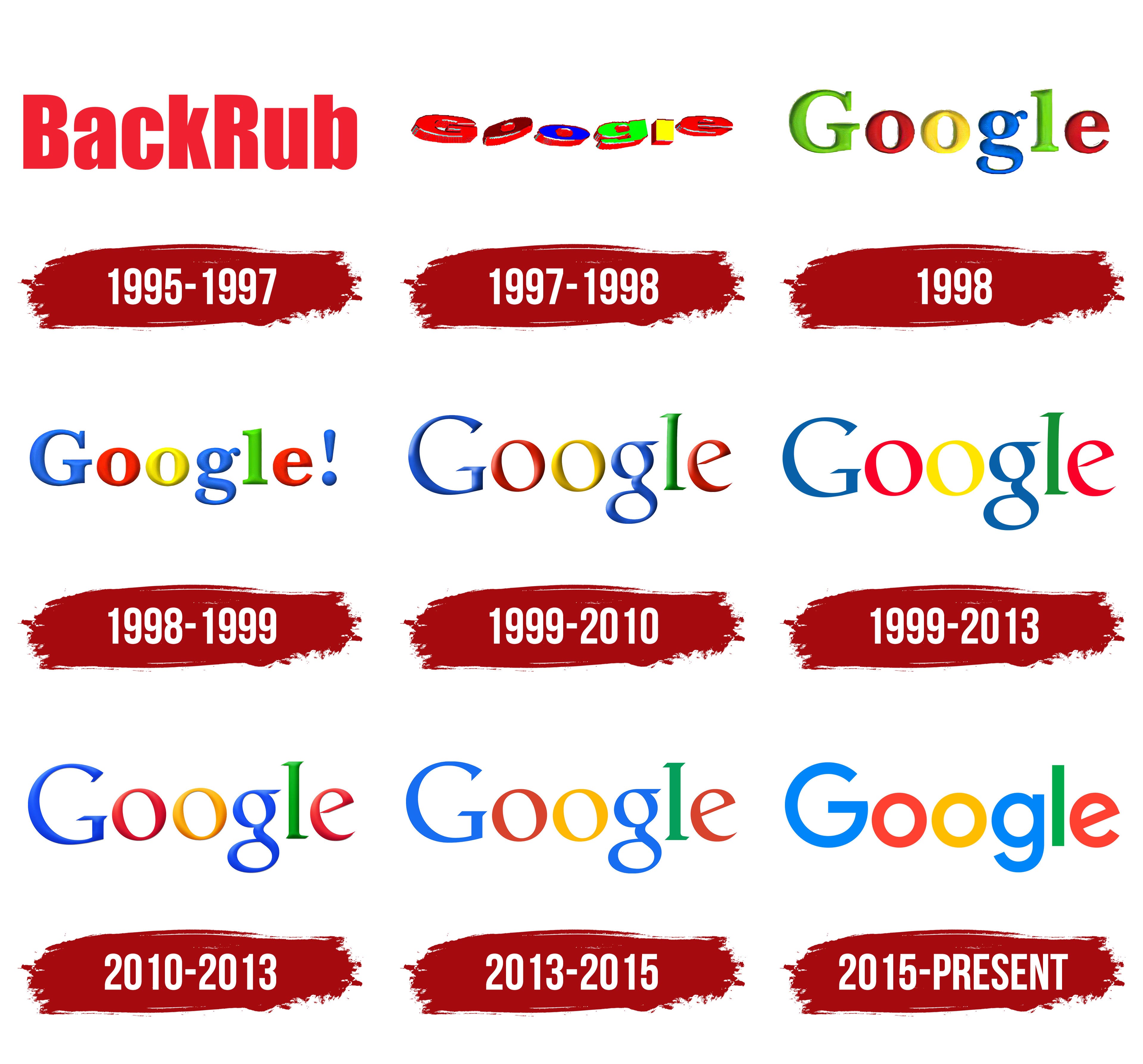 Detail Evolution Of Google Logo Nomer 4