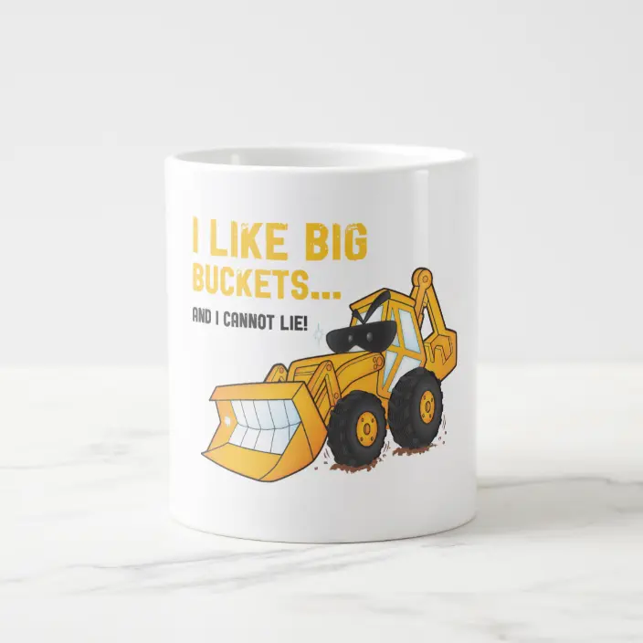 Detail Excavator Bucket Coffee Mug Nomer 52