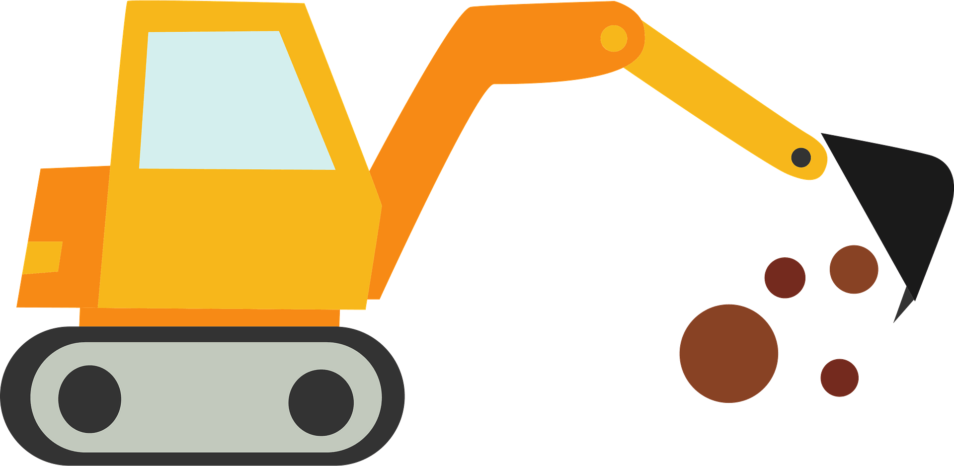 Detail Excavator Clipart Free Nomer 13