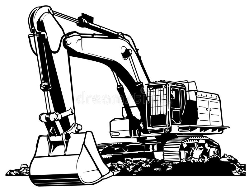 Detail Excavator Clipart Free Nomer 40