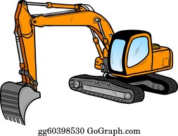 Detail Excavator Images Clip Art Nomer 15