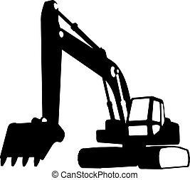 Detail Excavator Images Clip Art Nomer 35