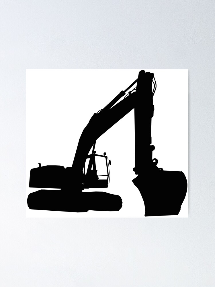 Detail Excavator Silhouette Nomer 19