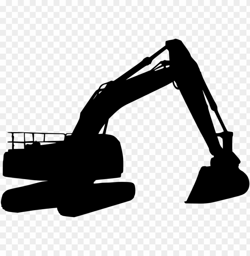 Detail Excavator Silhouette Nomer 52