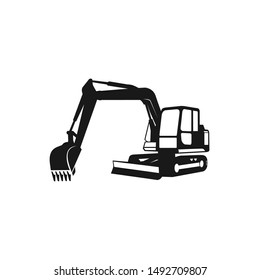 Detail Excavator Silhouette Nomer 53