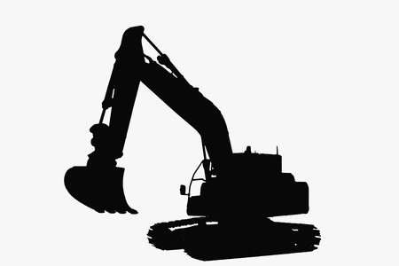 Detail Excavator Silhouette Nomer 56