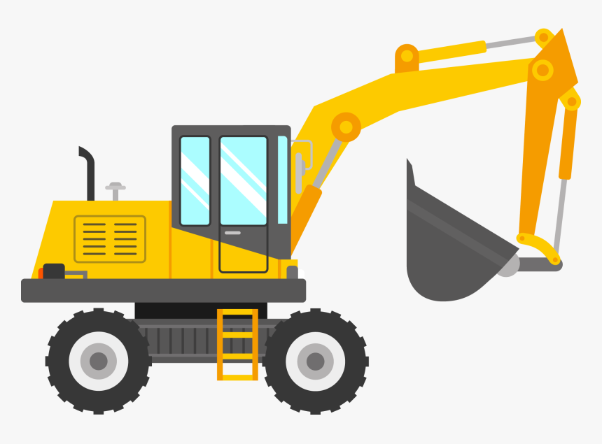 Detail Excavator Vector Png Nomer 4