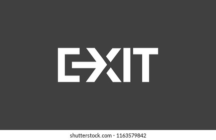 Detail Exit Logo Nomer 35