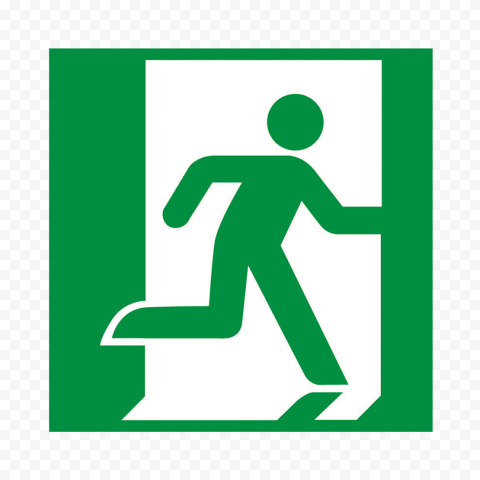 Detail Exit Sign Png Nomer 45