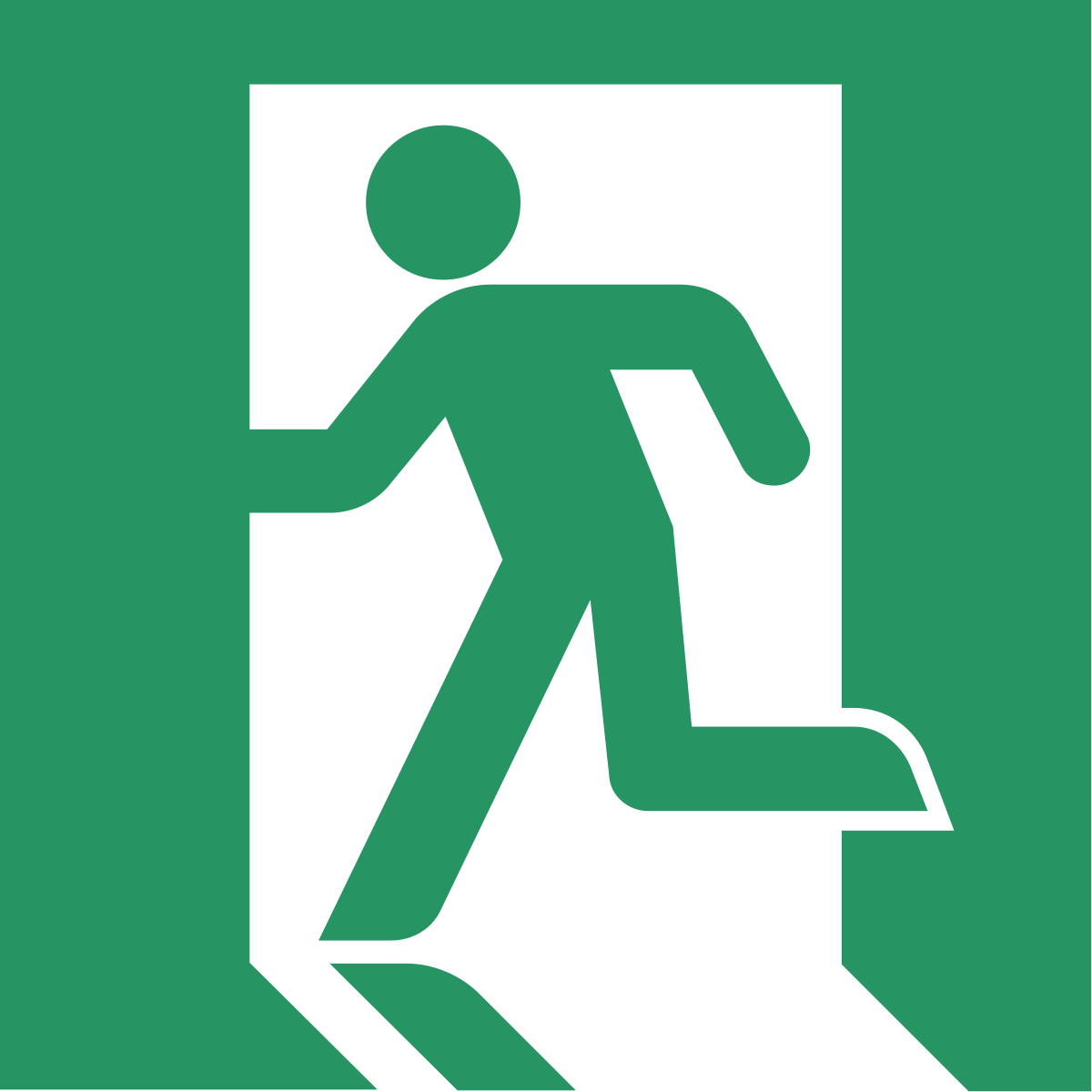 Detail Exit Sign Png Nomer 7