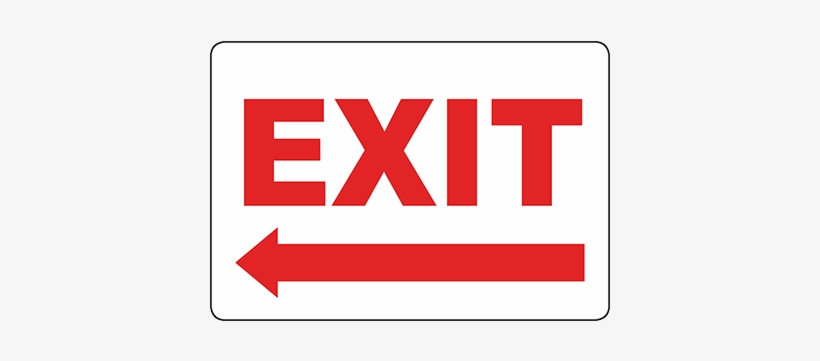 Detail Exit Sign Png Nomer 8