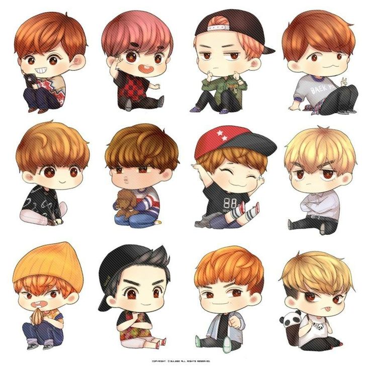 Detail Exo Fanart Chibi Nomer 18