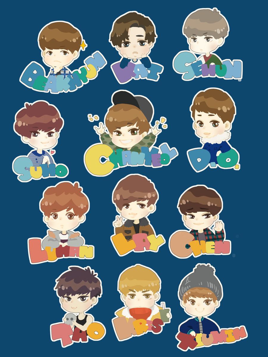 Detail Exo Fanart Chibi Nomer 7