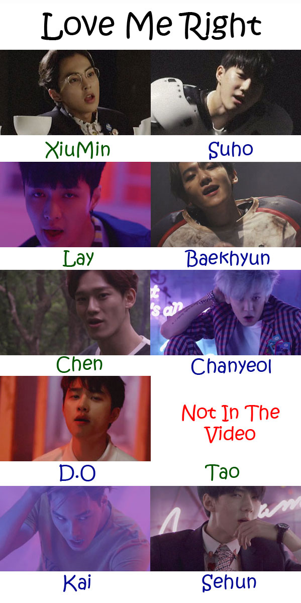 Detail Exo Love Me Right Gambar Korean Love Amor Nomer 7