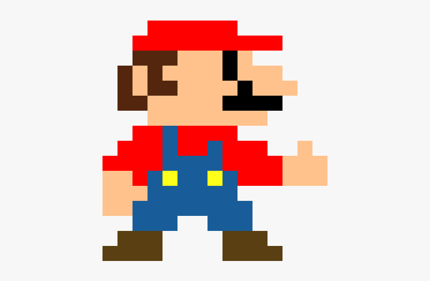 Detail Mario Pixel Art Nomer 4