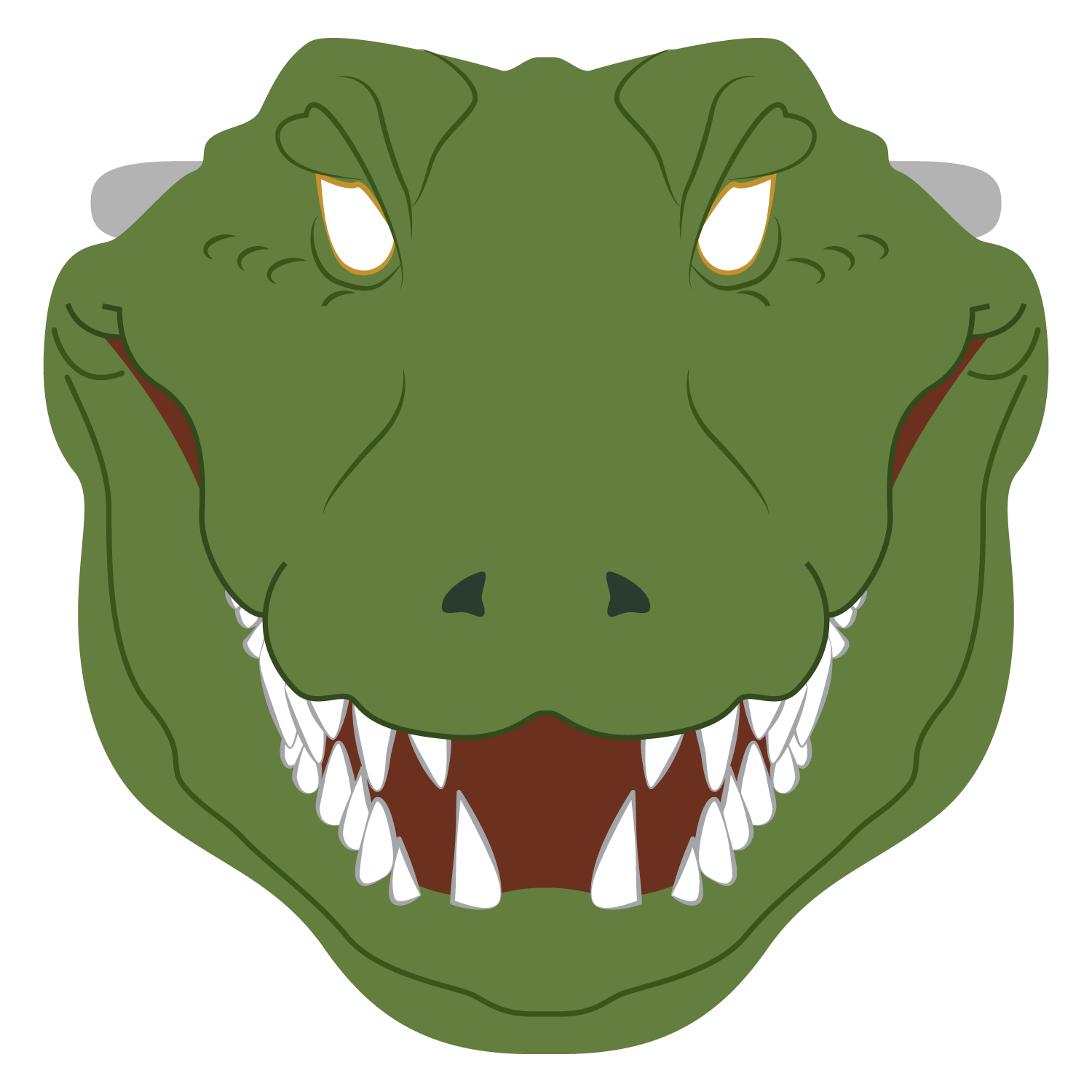 Detail Maske Krokodil Nomer 3