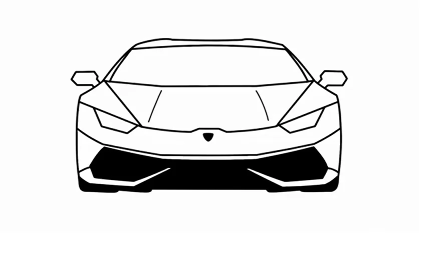 Detail Ausmalbilder Lamborghini Aventador Nomer 26