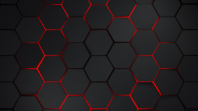 Detail Background Technology Red Nomer 12