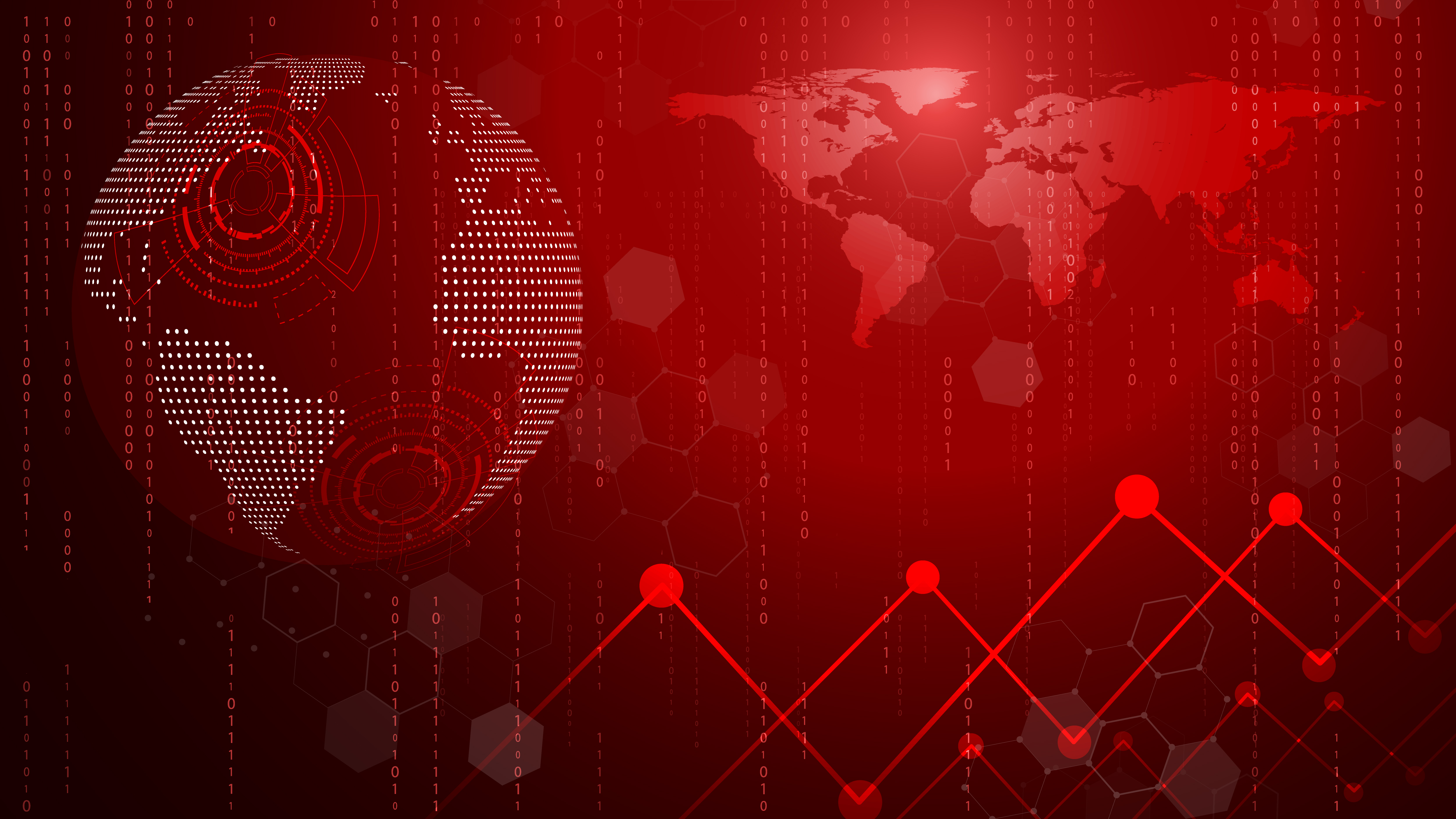 Detail Background Technology Red Nomer 19