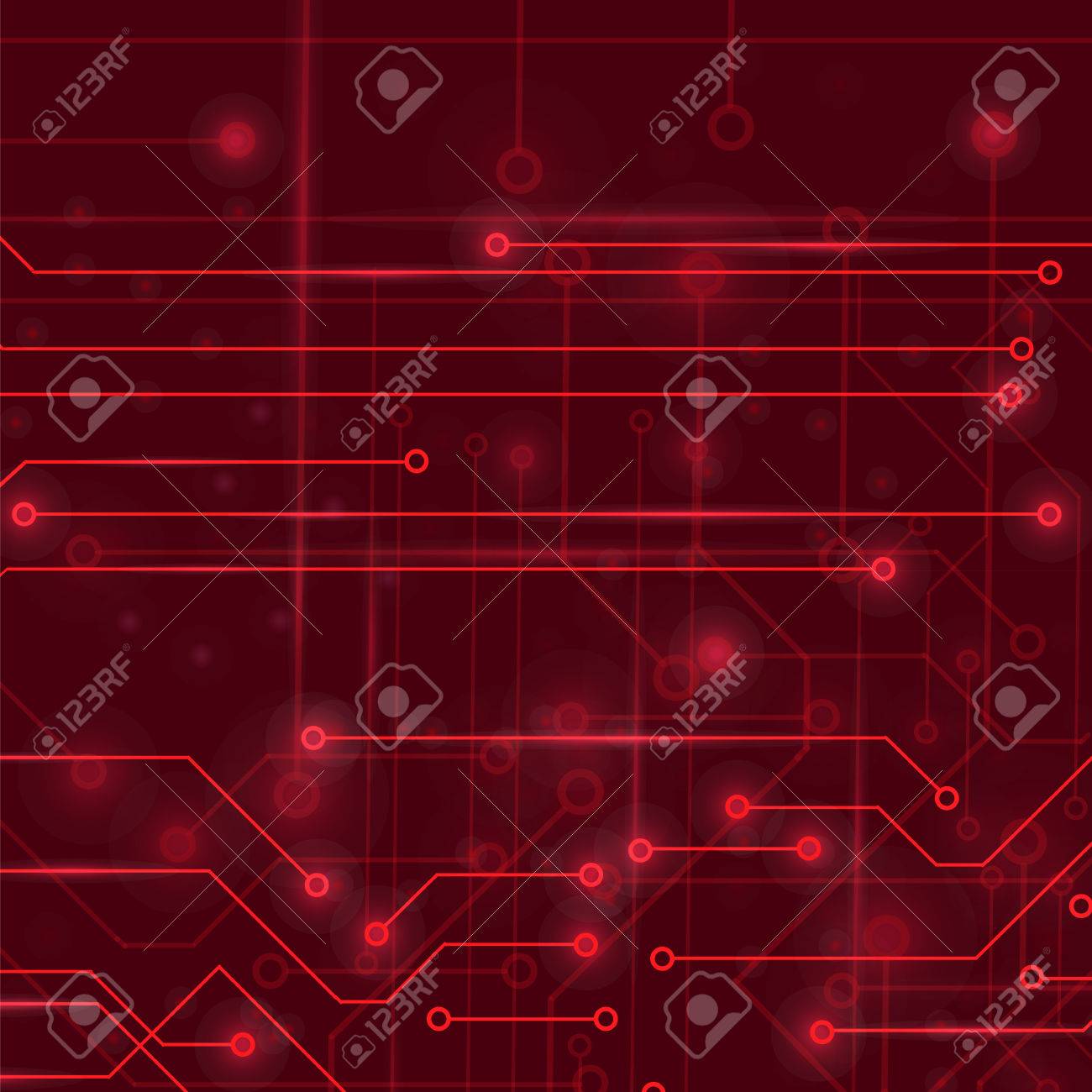 Detail Background Technology Red Nomer 37