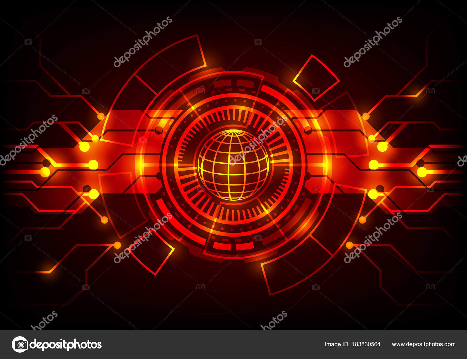 Detail Background Technology Red Nomer 40