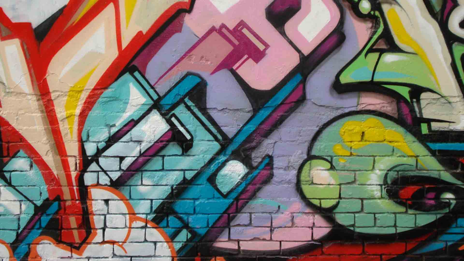 Detail Background Tembok Grafiti Nomer 2