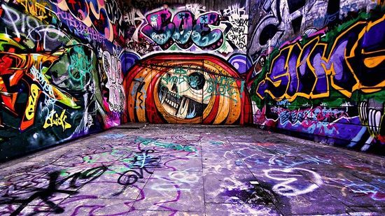 Detail Background Tembok Grafiti Nomer 11