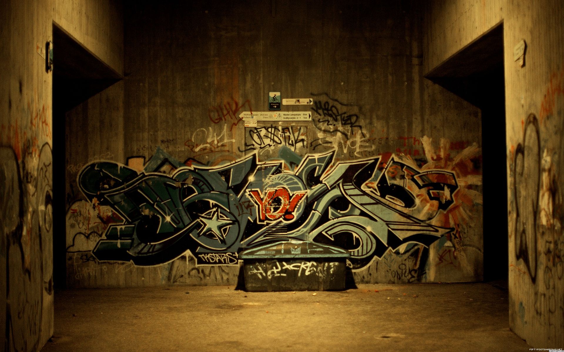 Detail Background Tembok Grafiti Nomer 14