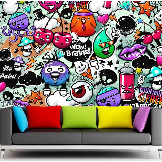 Detail Background Tembok Grafiti Nomer 38