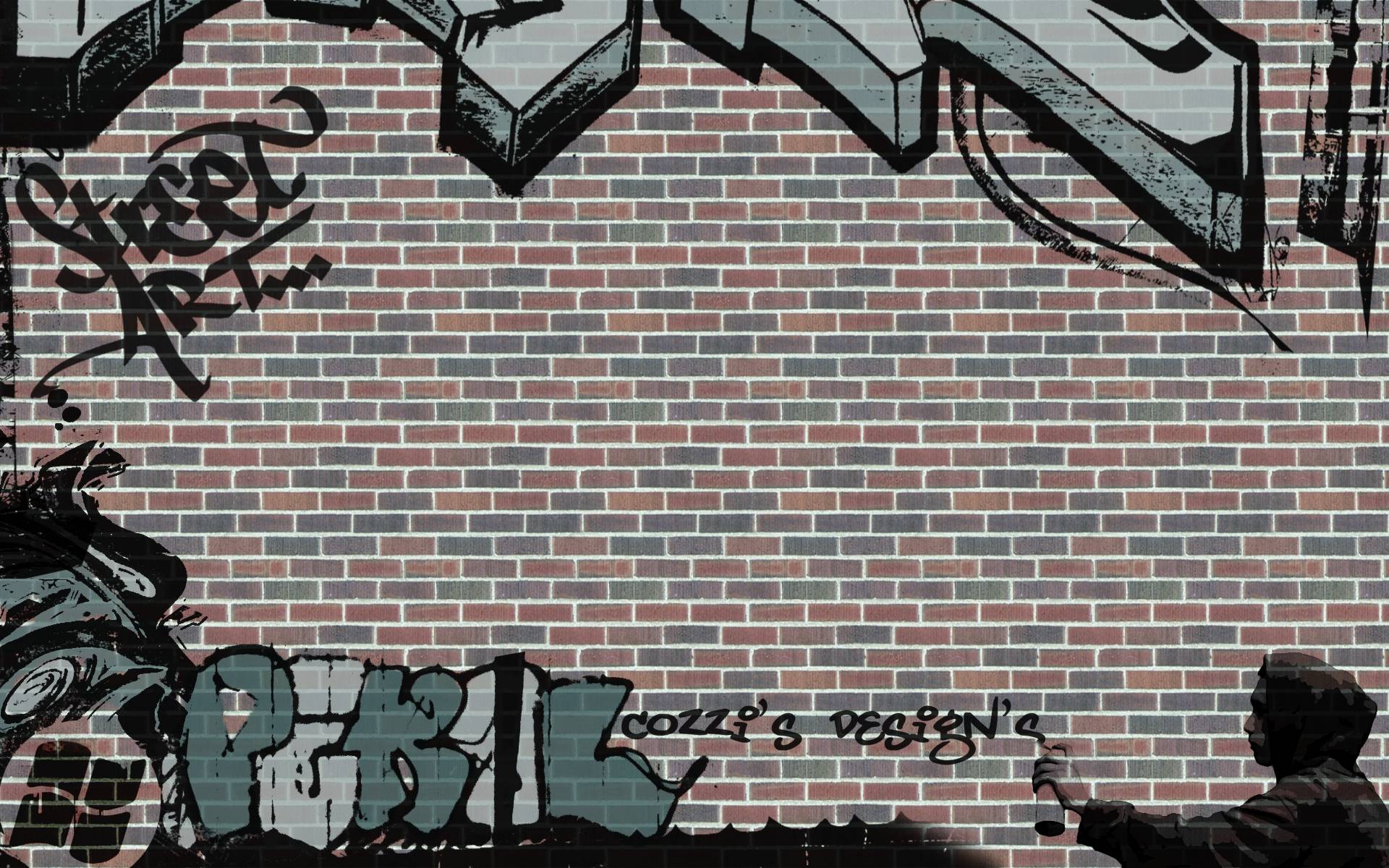 Detail Background Tembok Grafiti Nomer 8