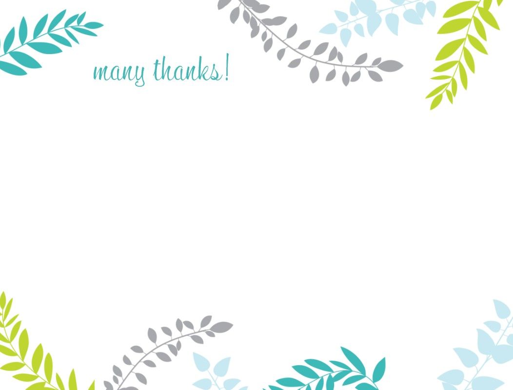 Background Thank You Card - KibrisPDR